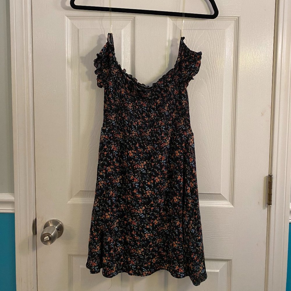 Floral Off-the-shoulder  Dress